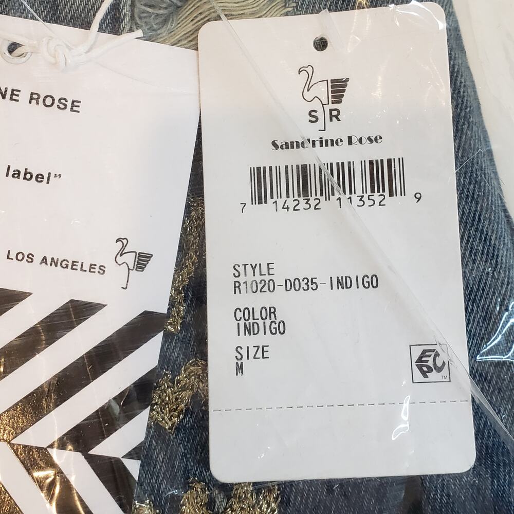 Sandrine Rose x Free People Boys Don't Cry Boyfriend Jean‎ Jacket Size Medium - Picture 5 of 6